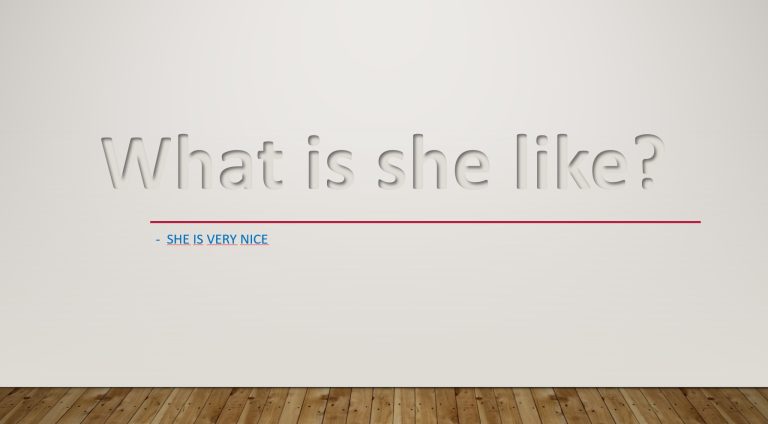 Diferencia entre HOW IS y WHAT IS … LIKE